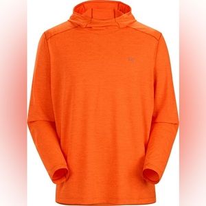 Arc’teryx Mens Large Cormac UPF Sun Hoodie - Spark Heather